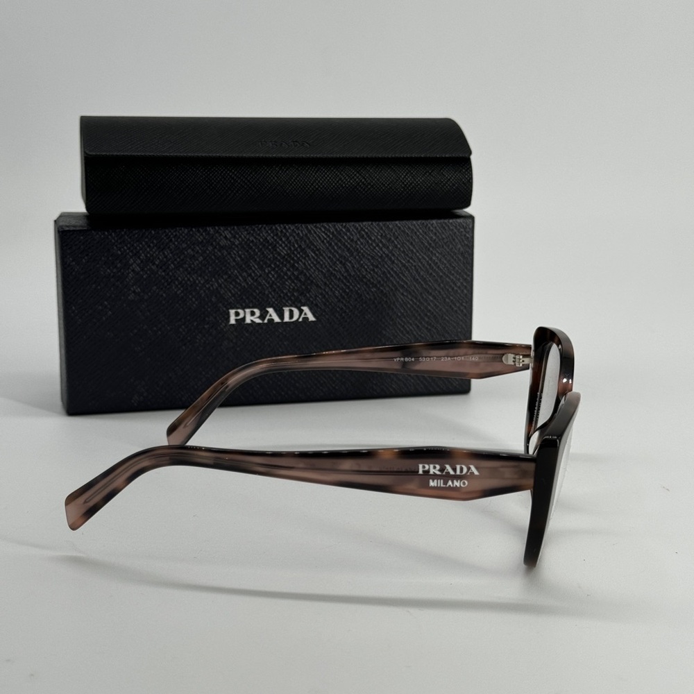 Prada Eyeglasses Frame VPR BO4 Size
53/17 Brown - Picture 3 of 4